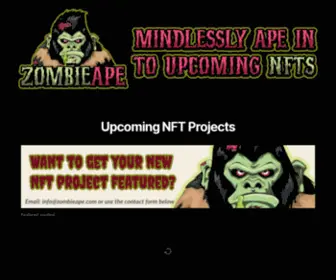 Zombieape.com(Zombie Ape) Screenshot