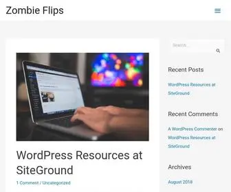 Zombieflips.com(Zombie Flips) Screenshot
