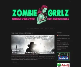 Zombiegrrlz.com(The Zombie Grrlz Horror Podcast) Screenshot