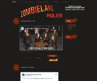 Zombielandrules.com(All Zombieland Rules and More) Screenshot