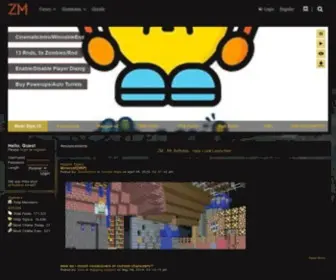 Zombiemodding.com(Home) Screenshot