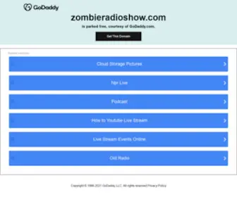 Zombieradioshow.com(Zombie Radio Show) Screenshot