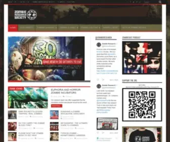 Zombieresearchsociety.com(Zombie Research Society) Screenshot