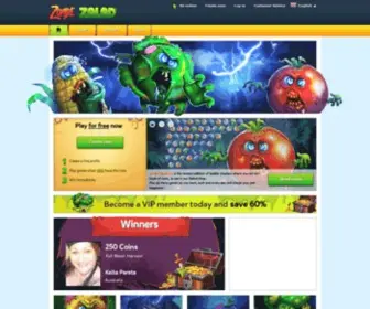 Zombiezalad.ca(Play games) Screenshot