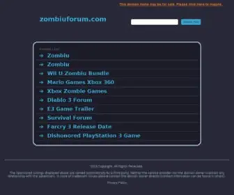 Zombiuforum.com(All Discussions) Screenshot