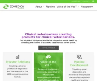 Zomedica.com(Home) Screenshot