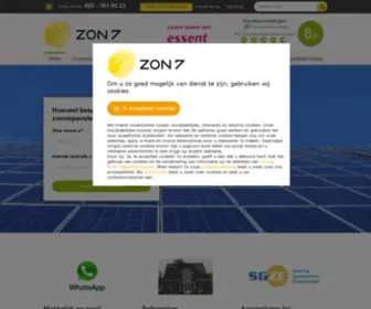 Zon7.nl(Zonnepanelen ZON7) Screenshot