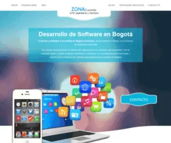 Zona-WEB-Colombia.com(Desarrollo de Software Bogotá) Screenshot