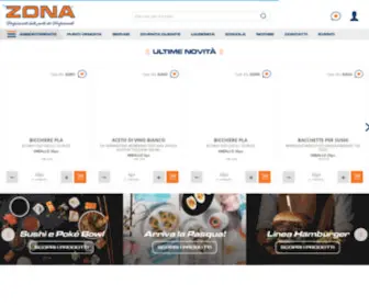 Zona.eu(Vendita all’ingrosso online alimentari e bevande per bar e ristoranti) Screenshot
