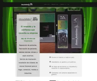 Zonaacustica.com.ar(Acústica) Screenshot