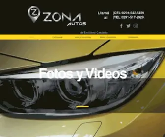 Zonaautosbahiablanca.com(Empresa dedicada a la venta de autos y motos usados y nuevos) Screenshot