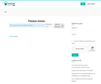 Zonacapitalbogota.com(Próximos Eventos) Screenshot