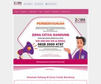 Zonacetakbandung.com(Percetakan Terdekat) Screenshot