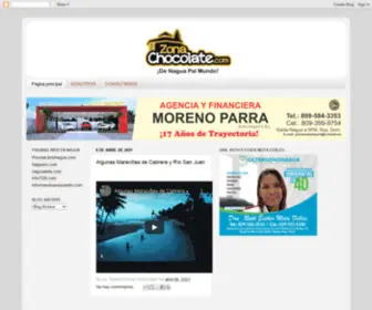 Zonachocolaterd.com(De Nagua Pal Mundo) Screenshot