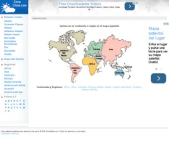 Zonaclima.com(Información climática mundial) Screenshot