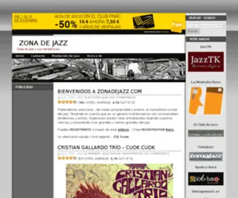 Zonadejazz.com(Zona de Jazz) Screenshot