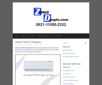 Zonadingin.com(Residential AC) Screenshot