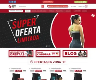 Zonafit.com.co(Tenemos la mayor variedad en nutrición deportiva para Colombia) Screenshot