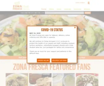 Zonafresca.com(Zona Fresca) Screenshot