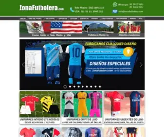 Zonafutbolera.com(Uniformes de Futbol) Screenshot