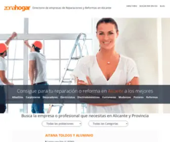 Zonahogar.es(Directorio de profesionales del hogar) Screenshot
