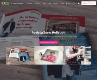 Zonaholistica.com(Revista Zona Holística) Screenshot