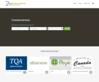 Zonaindumentaria.com.ar(Zona Indumentaria) Screenshot