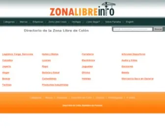 Zonalibreinfo.com(Zona Libre de Colon) Screenshot