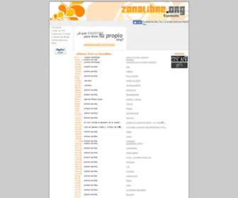 Zonalibre.org(Weblogs o bitacoras gratis) Screenshot