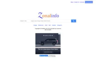 Zonalinfo.com(Find college) Screenshot