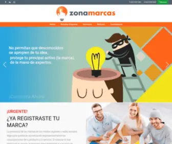 Zonamarcas.cl(ZonaMarcas Registro de Marcas) Screenshot