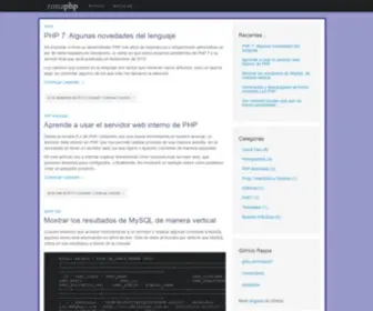 Zonaphp.com(ZonaPHP) Screenshot