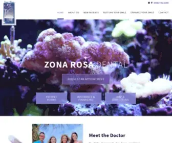 Zonarosadental.com(Zona Rosa Dental) Screenshot