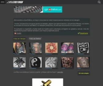 Zonatattoos.com(Tatuajes, tatuadores y amantes de los tatuajes) Screenshot