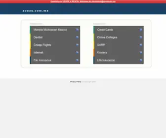 Zonau.com.mx(Zona U) Screenshot