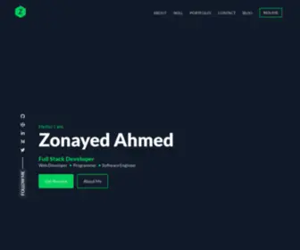 Zonayed.me(Zonayed Ahmed) Screenshot