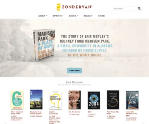 Zondervan.com(Zondervan) Screenshot