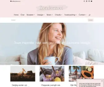 Zonderzooi.com(Gezonde recepten) Screenshot