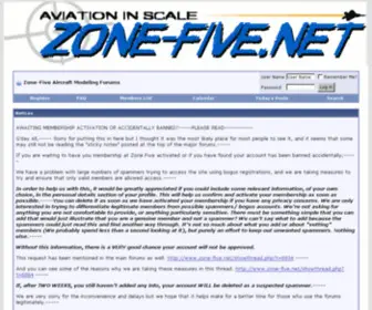 Zone-Five.net(Zone-Five Aircraft Modeling Forums) Screenshot