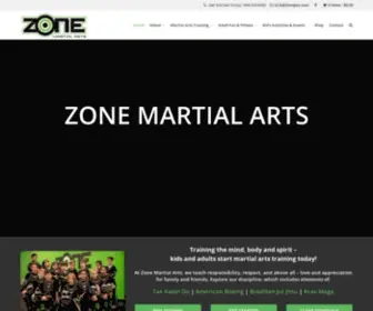 Zone-JAX.com(Zone Martial Arts) Screenshot