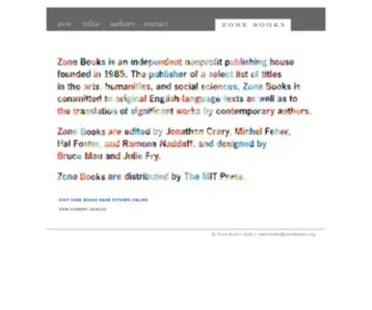 Zonebooks.org(Zone Books) Screenshot