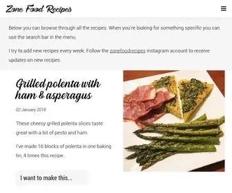 Zonefoodrecipes.com(Zone Food Recipes) Screenshot