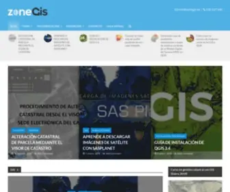 Zonegis.es(Blog GIS) Screenshot