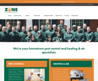 Zonehomesolutions.com(Pest Control) Screenshot