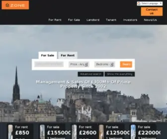 Zoneletting.com(Property Lettings) Screenshot