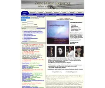 Zonemusicreporter.com(ZoneMusicReporter has playlist) Screenshot