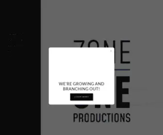 Zoneoneproductions.com(Zone One Productions) Screenshot