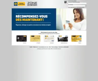 Zonerecompenses.ca(Compte d'épargne) Screenshot