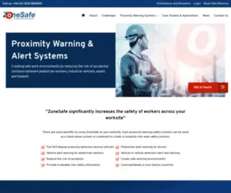 Zonesafe.com(ZoneSafe proximity warning & alert systems) Screenshot