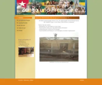 Zongo-Friends.org(Herzlich Willkommen bei Zongo und Freunde e) Screenshot
